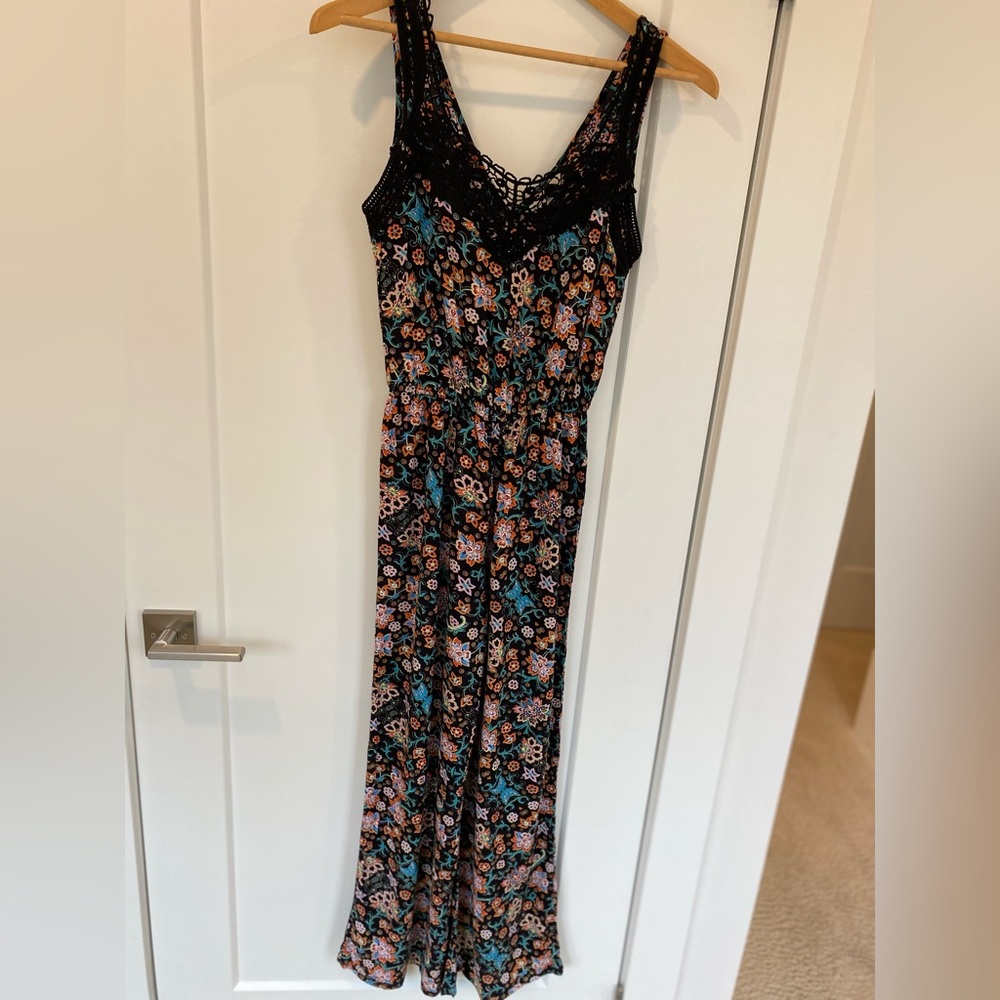 MISS SELFRIDGE FLORAL ROMPER JUMPSUIT XS
